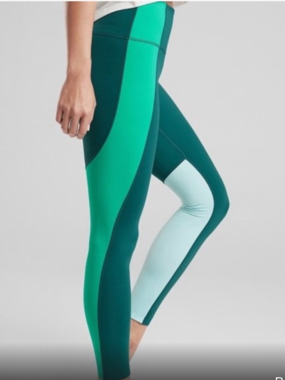 Athleta Elation Asym 7/8 Tight in Powervita Leggings (Small)